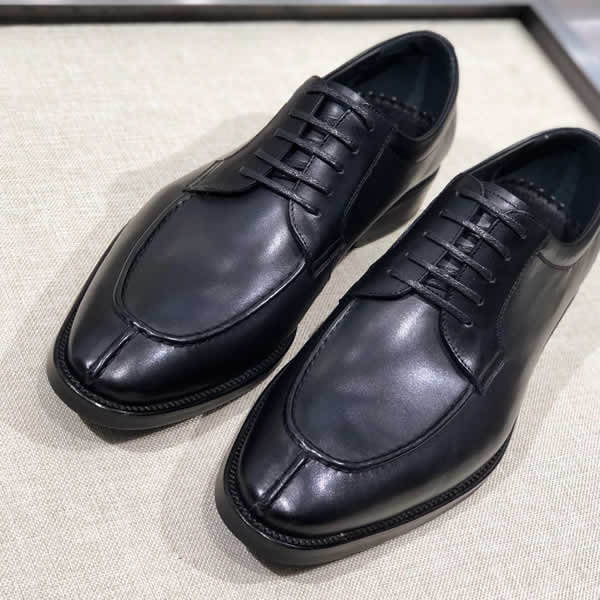 Ferragamo Black Luxury Business Oxford Leather Shoes Men Dress Shoes Male Office Wedding Footwear